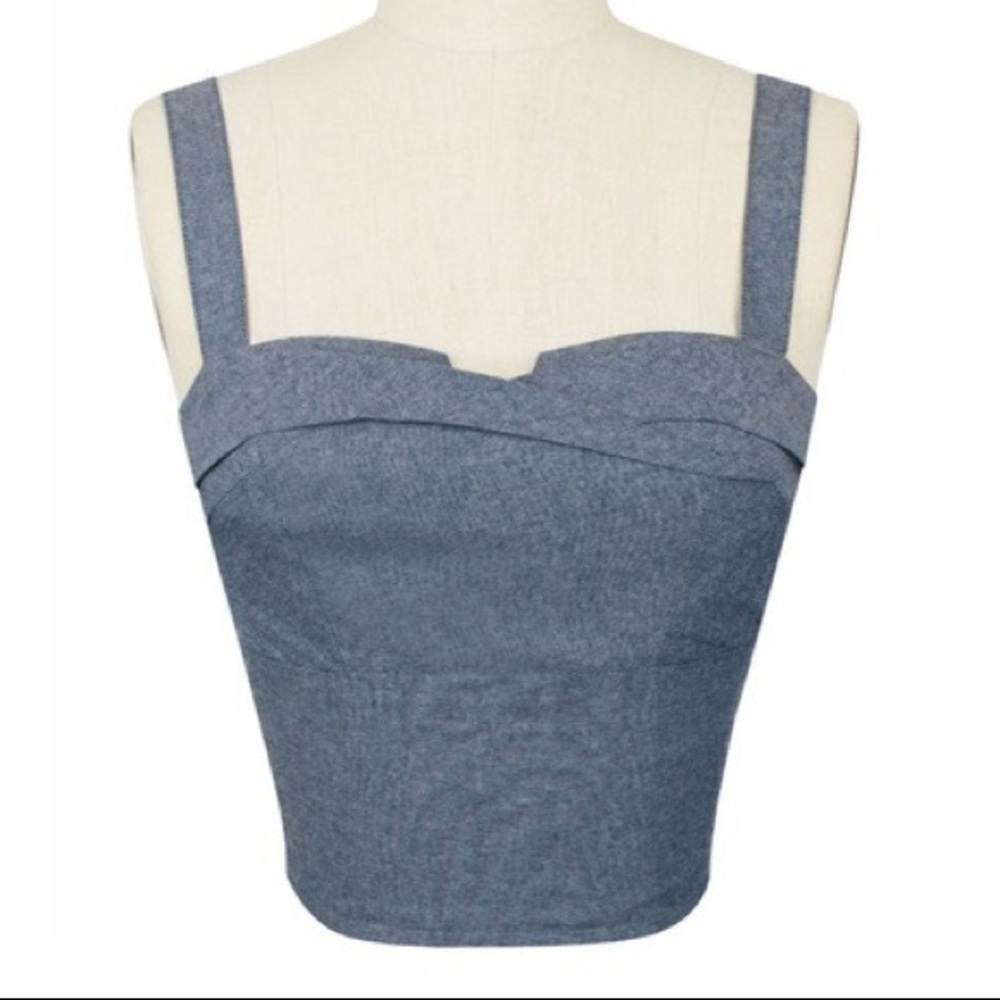Trashy Diva chambray Trixie top